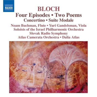 Noam Buchmann,Slovak Radio Symphony, Atlas Camarate Orchestra, Dalia Atlas - Bloch: 4 Episodes | Concertino (CD)