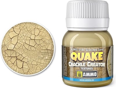 AMMO by Mig Jimenez Modelbouwdecoratie - MIG 2184 Scorched Sand - Quake Crackle Creator Textures - 40ml Effecten potje