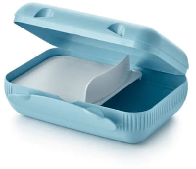 Tupperware Snackpack blauw