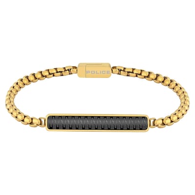Police Herren-Armband GANSU Edelstahl One Size Goud 32011938