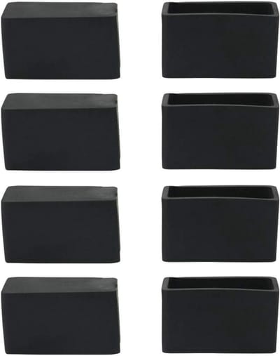 Rubberen Stoelbeen Caps - Vloerbeschermers voor Meubels (8 Stuks) 20 x 40 mm