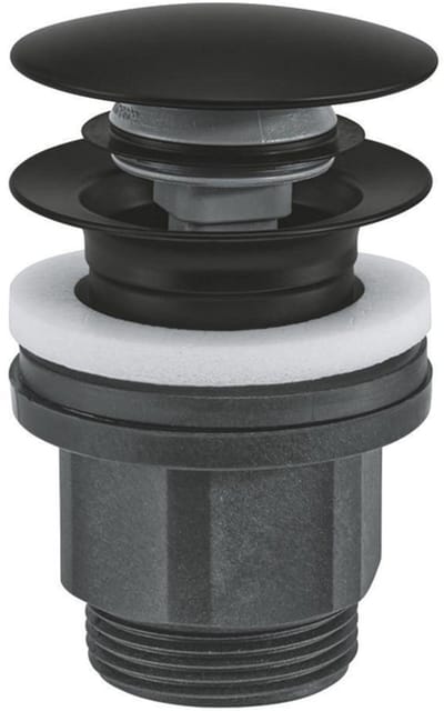 GROHE Waste Set - Ã˜63mm - push open - matte black
