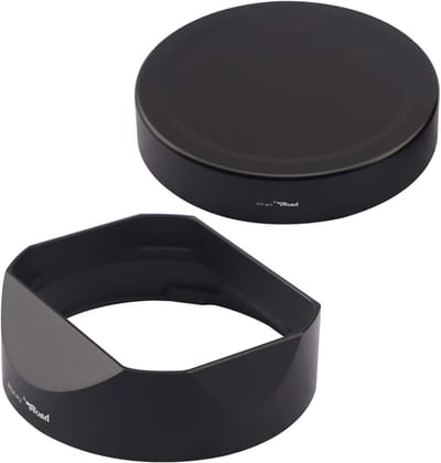 Vierkante metalen lenskap voor Fujifilm Fujinon XF 23mm F1.4 R, XF 56mm F1.2 R en XF 56mm F1.2 R APD - Vervangt Fuji LH-XF23 lenskap met metalen dop, ideaal voor fotografie en videografie.