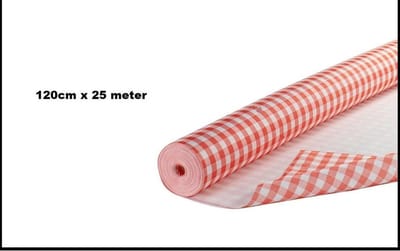 Tafelrol like linnen Brabants boerenbont 120cm x 25meter - Tafel dekken rol gala