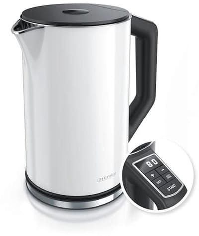 Waterkoker met Temperatuurinstelling - 1,5 L 2200 W - BPA Vrij - Wit