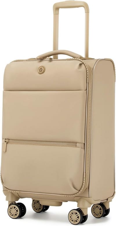 Harde Koffer Handbagage Kleine Koffer met Draaiwielen - 59,5 x 36,5 x 25 cm - Roze