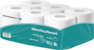 Handdoekrollen Papier - Papierrollen Keuken - Hygiënisch Werken - Extra Absorberend - 12 Rollen - Wit