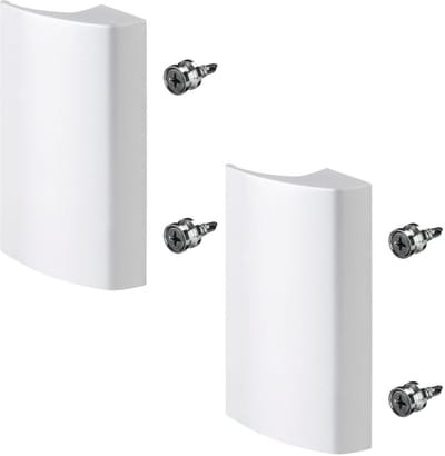 2 x SOTECH balkondeurgreep SEJA II aluminium wit 85 x 40 x 20 mm deurgreep terrasdeurgreep