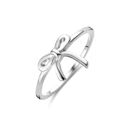 Gerhodineerd Zilver Ring Strik 1339711