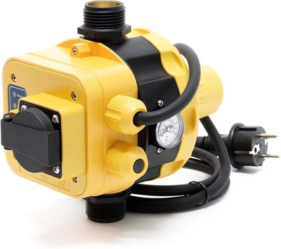 Drukregelaar met Stopcontact voor Waterpompen en Watersystemen 230V