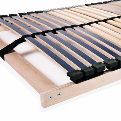 vidaXL - Lattenbodems - 2 - st - met - 42 - latten - 7 - zones - 90x200 - cm