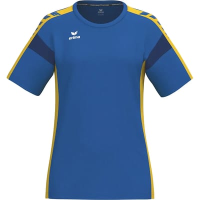 Erima Celebrate 125 T-Shirt Dames - New Royal / Geel | Maat: 34