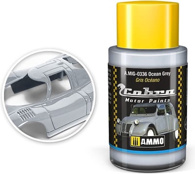 AMMO by Mig Jimenez Hobbyverf Acrylverf - MIG 0336 Cobra Motor Paints - Ocean Grey - Matt - Acryl - 30ml Verf potje - 30 ml