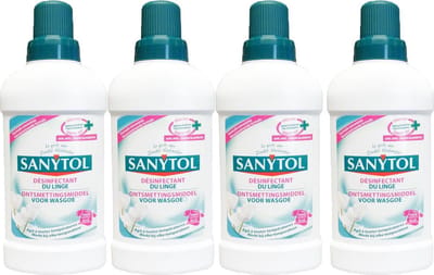 Sanytol - Ontsmettingsmiddel voor wasgoed - 4 x 500 ML - Voordeelverpakking