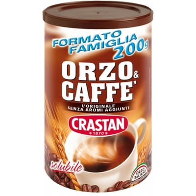 Gemalen koffie orzo&caffe oplosbaar 200g - crastan