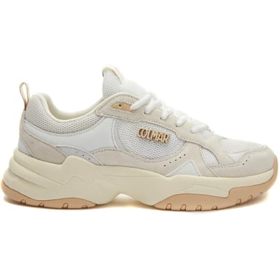 COLMAR cremekleurige sneakers