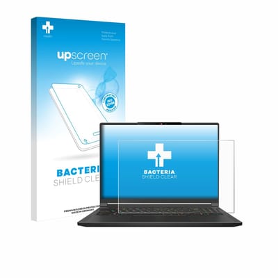 upscreen - Screenprotector voor MSI Stealth A16 AI+ - Folie Beschermfolie transparant antibacterieel