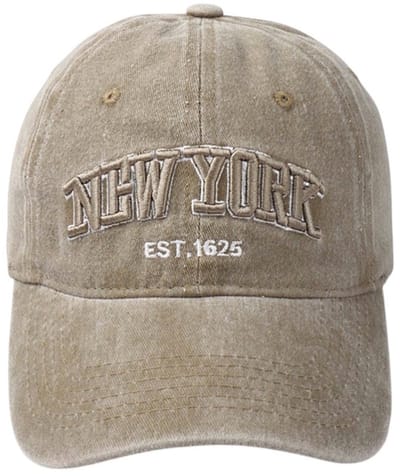 Pet - NEW YORK Khaki | Baseball Cap | 100% Katoen | 56-59 cm | Fashion Favorite