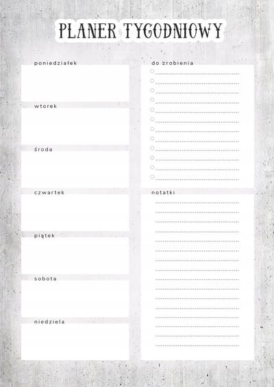 Wallvy - Magnetische Weekplanner - 30x42,5cm - Personaliseerbaar - Geschikt voor Droog Uitwisbare Markers