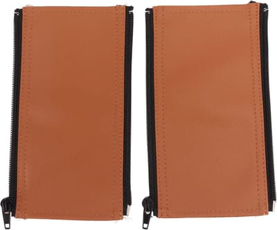 Kinderwagen Handvathoezen - Stuurhoezen - Verbeterde Grip - Afwasbaar PU Leer - 2 Stuks - Bruin