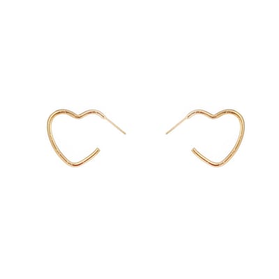 Day&Eve by Go Dutch Label Oorknoppen hart Gold E2229-2