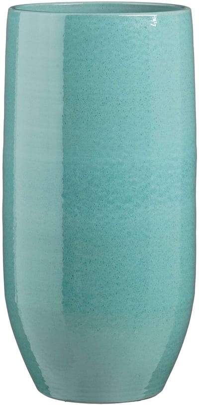 Mica Decorations Bloempot Matteo - 32x32x70 cm - Terracotta - Turquoise