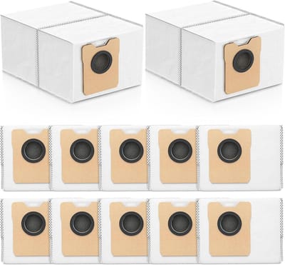 12 Stuks stofzakken geschikt voor Eufy Omni C20, C10 robotstofzuigers - Stofzuigerzakken - vervangende accessoires met grote capaciteit