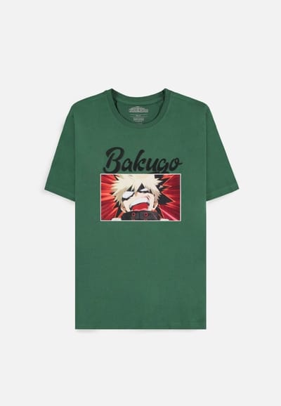 My Hero Academia - Bakugo Heren T-shirt - XS - Groen