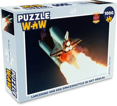 Puzzel Lancering van een spaceshuttle in het heelal - Legpuzzel - Puzzel 1000 stukjes volwassenen