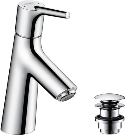 hansgrohe Talis S - Wastafelmengkraan - Ééngreeps bediening - Met afvoerplug - 80mm maat - Chroom