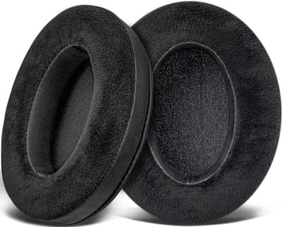 Comfortabele velours oorkussens voor hoofdtelefoons zoals ATH M50X, Cloud en Sennheiser HD280