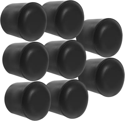 Rubberen Beschermdopjes - Meubelvoetjes - Meubels Beschermen - Antislip Krasbestendig - 8 Stuks - Zwart