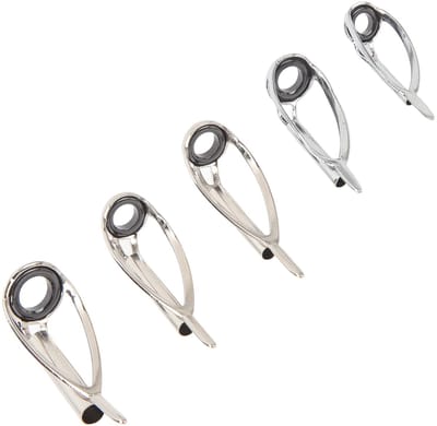 Dailygoody - Hengel Reparatie Kit - Anti-Tangle Metalen Keramische Ring - 5 Stuks - Vissen - Onderdeel voor Hengel - Geschikt voor Vissers - Kleur: Zwart