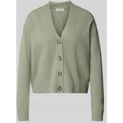 Regular fit gebreid jack van pure wol