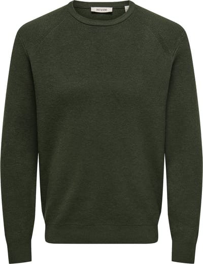 Only & Sons Alfi Knit Camp Sweater Heren - Maat XXL