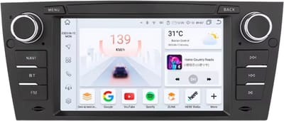 Autoradio met bluetooth - Carplay - Voor BMW 3 Series E90/ E91/ E92/ E93 (2006-2012) - Geschikt voor Apple en Android - Stereo - Navigatie - Navigatiesysteem auto - 1GB 32GB