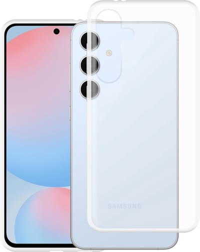 Cazy hoesje geschikt voor Samsung Galaxy S24 FE Hoesje Siliconen - Flexibele Case - Transparant