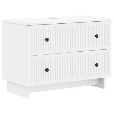 vidaXL - Wastafel - kabinet - voor - de - badkamer - EDE - Wit - 82 - x - 41 - x - 59 - cm