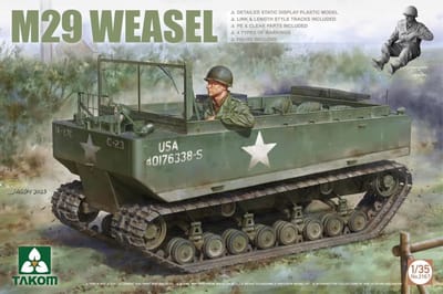 Takom Modelbouwpakket Militaire voertuigen - 2167 M29 Weasel Plastic - 1:35 - Modelbouw
