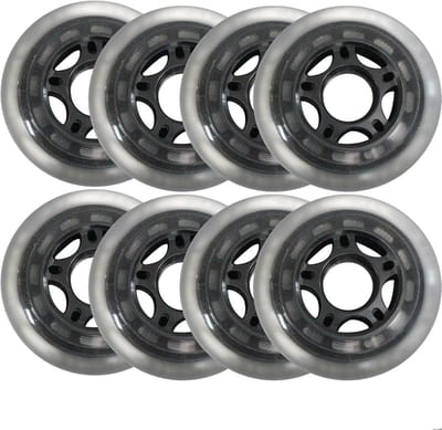 Inline Skate Wielen - Vervangende Wielen - Buiten en Binnen - 85A Duurzaam PU