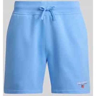 Regular Fit sweatshorts van katoenmix