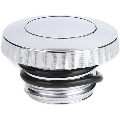 Bouchon de réservoir de carburant de moto en aluminium de remplacement pour modèles Davidson avec filetage dans le sens des aiguilles d'une montre Silver