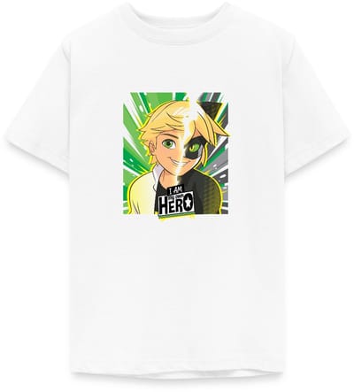Miraculous I Am My Own Hero Adrien Cat Noir T-Shirt Tiener