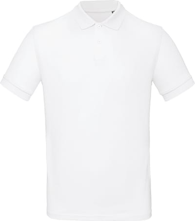 B&C Men's organic polo shirt CGPM430 - White - L