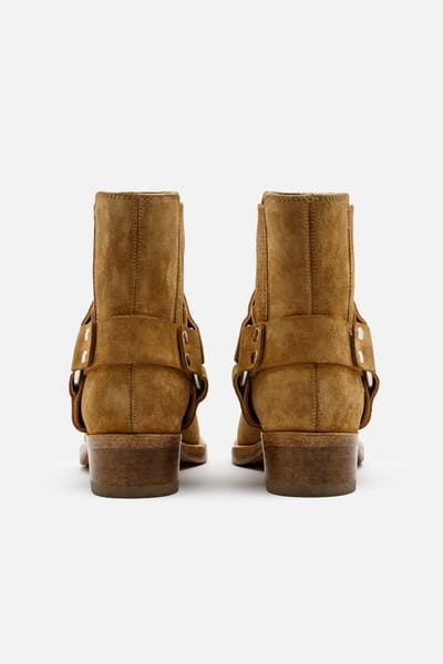 RE/DONE Cavalry Boot Caramel Suede Größe: 35 | Stiefel Outlet | Damen | Braun