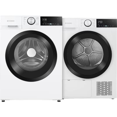 Wisberg WBWM1A3W8NB HygienicSteam + Wisberg WBDR1BW8NB SwiftDry