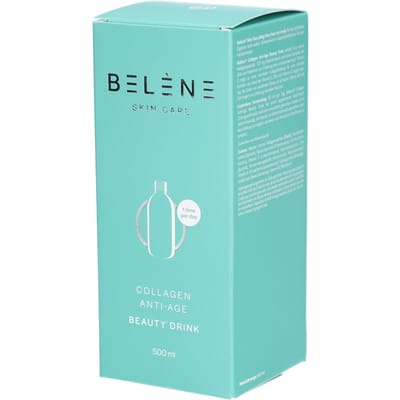 Belène | Collagen Anti-Age Beauty Drink – 500ml – Anti-Aging | Mooie & Jonger Uitziende Huid – Collageen – Hyaluronzuur – Vitamines B2, C, E – Zink