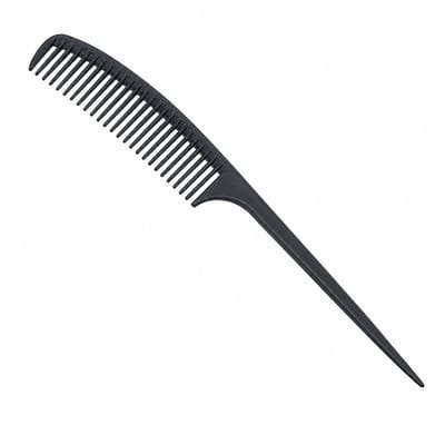 Haar in Stijl® Kam 0713 - Carbon Antistatische Grove Puntkam - Kapperskam