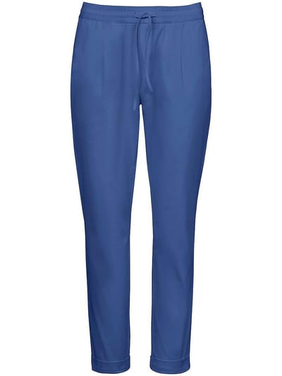 Enkellange comfortbroek pasvorm Cornelia Van Peter Hahn blauw