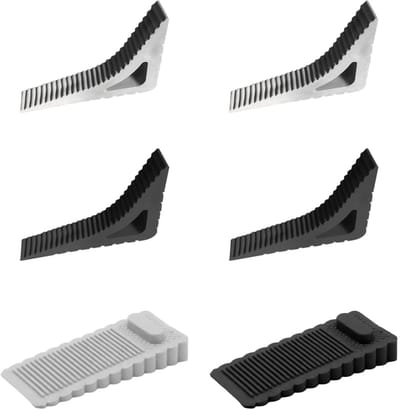 Dailygoods- Deurstopper Antibotsing - 4 Stuks - Zacht/Rubber - Anti-Pinch Bescherming - Winddicht - Duurzaam Materiaal - Deurstoppers